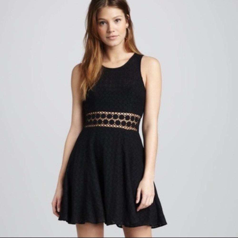 Free People Daisy Crochet Waist Dress